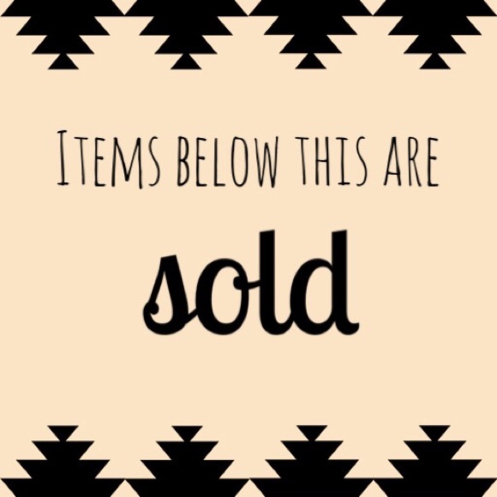 Items below have all been sold!